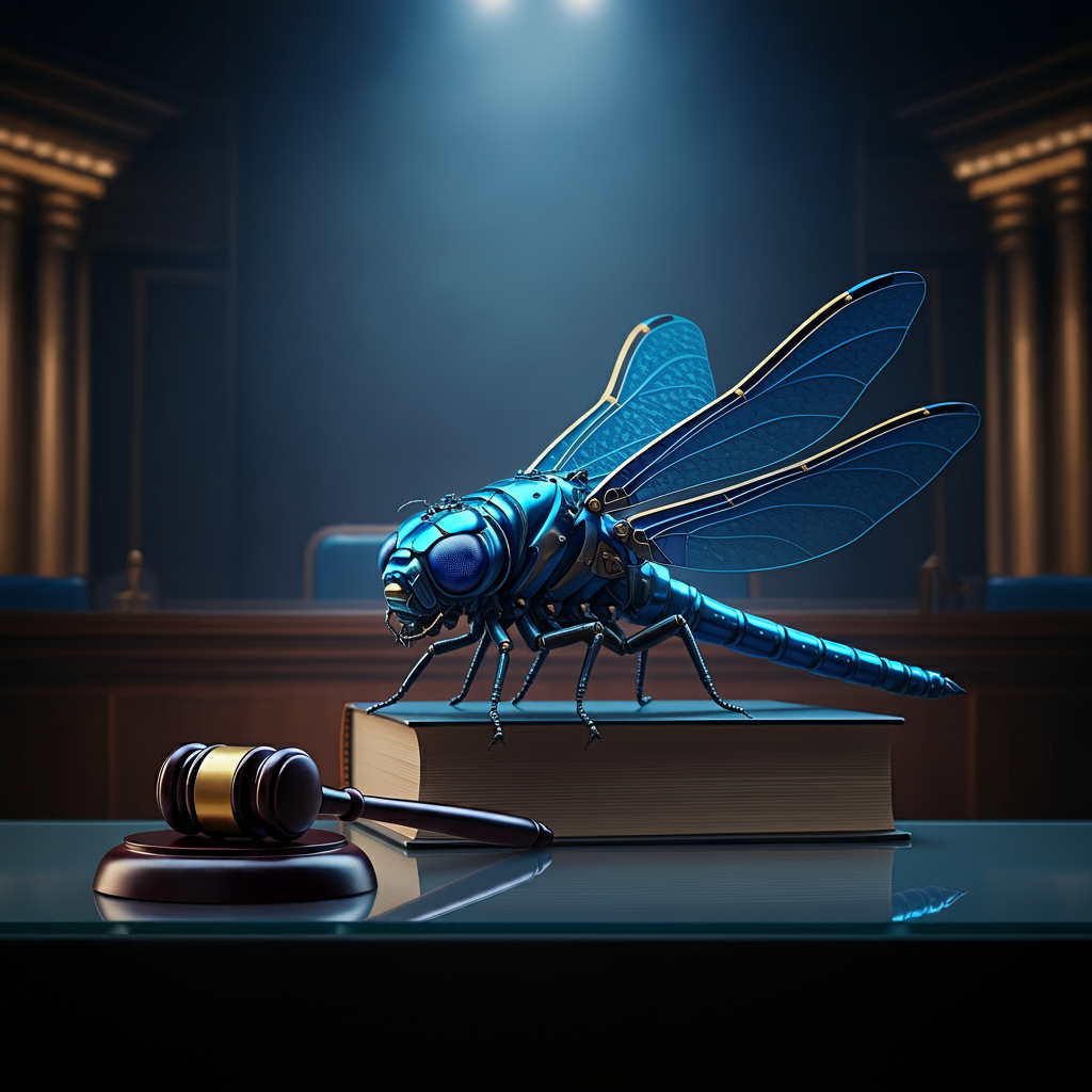 otonata dragonfly with a gavel