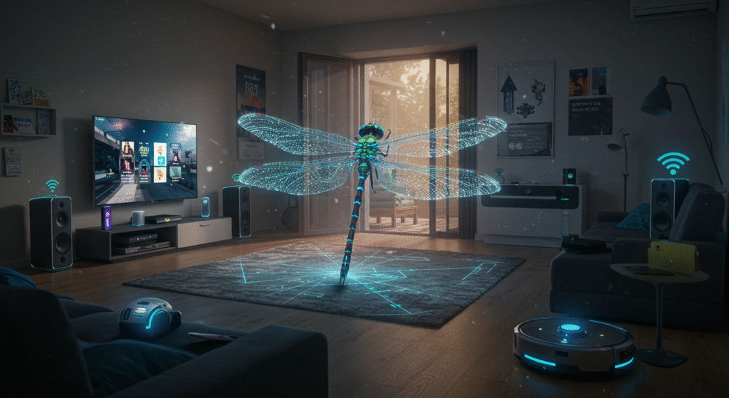 otonata dragonfly conducting a network scan