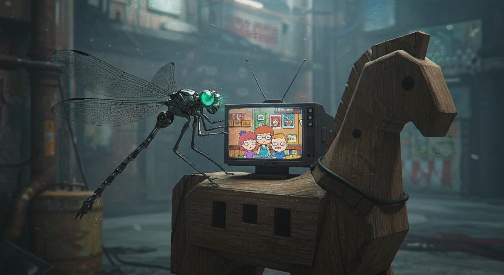 tv on a trojan horse